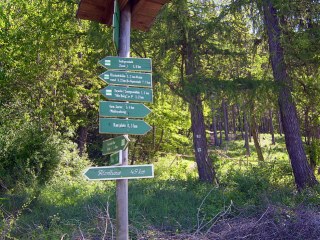 Kennzeichnunng der Wanderwege
